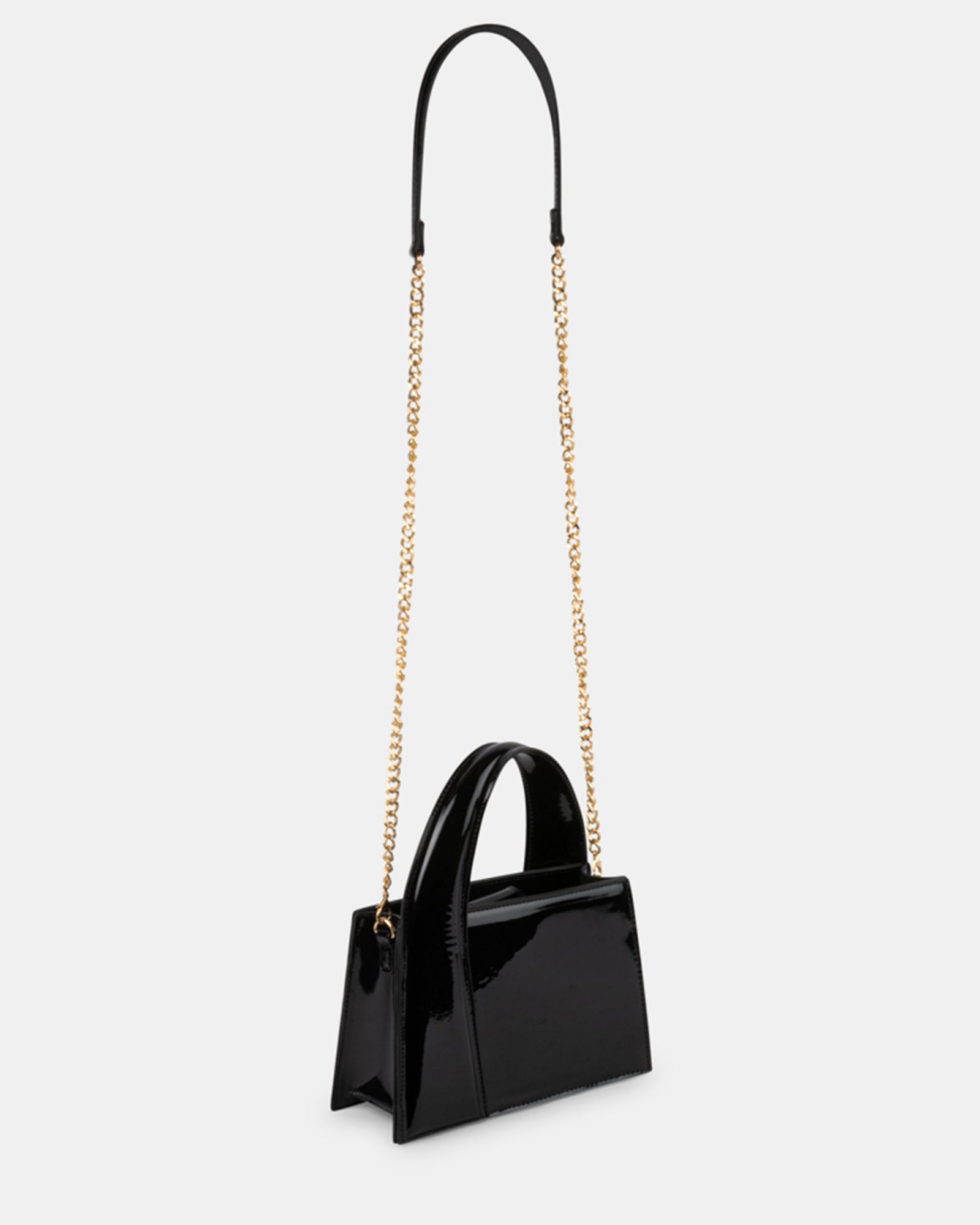 BCAROL BLACK PATENT - Handbags - Steve Madden Canada