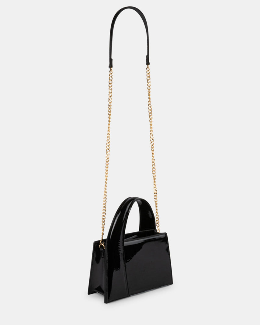 BCAROL BLACK PATENT - Handbags - Steve Madden Canada