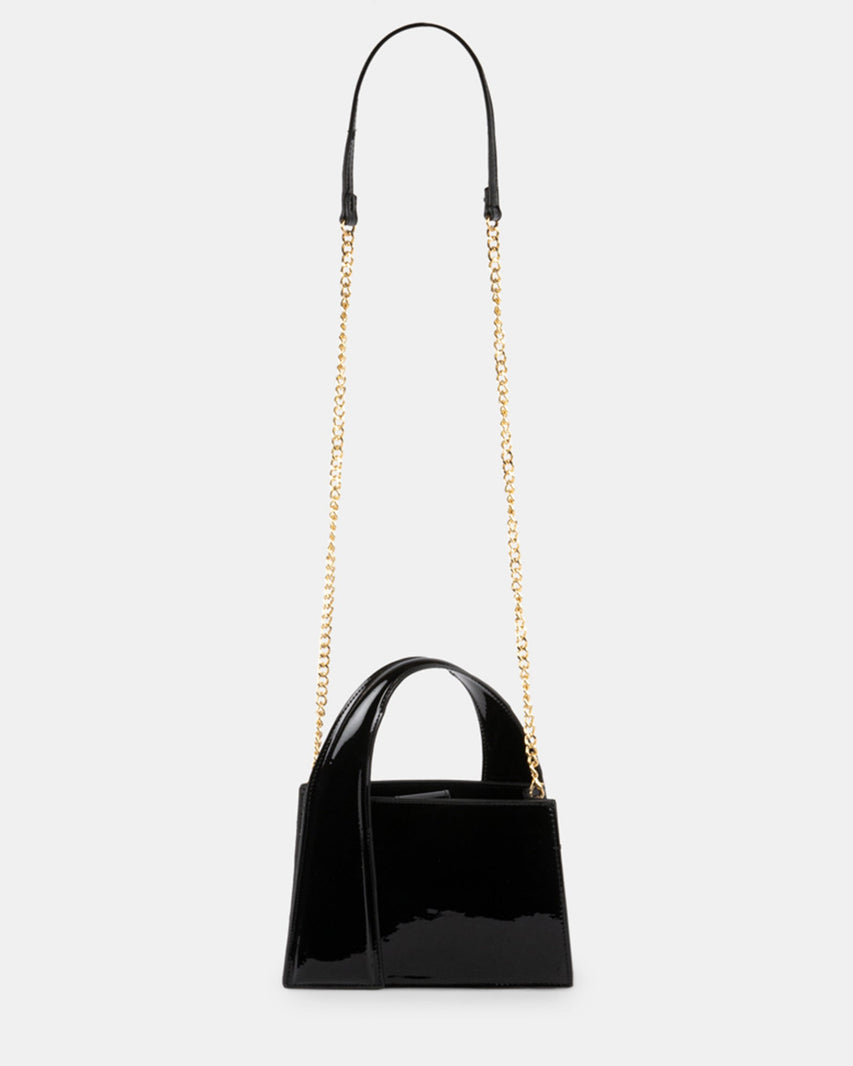 BCAROL BLACK PATENT - Handbags - Steve Madden Canada