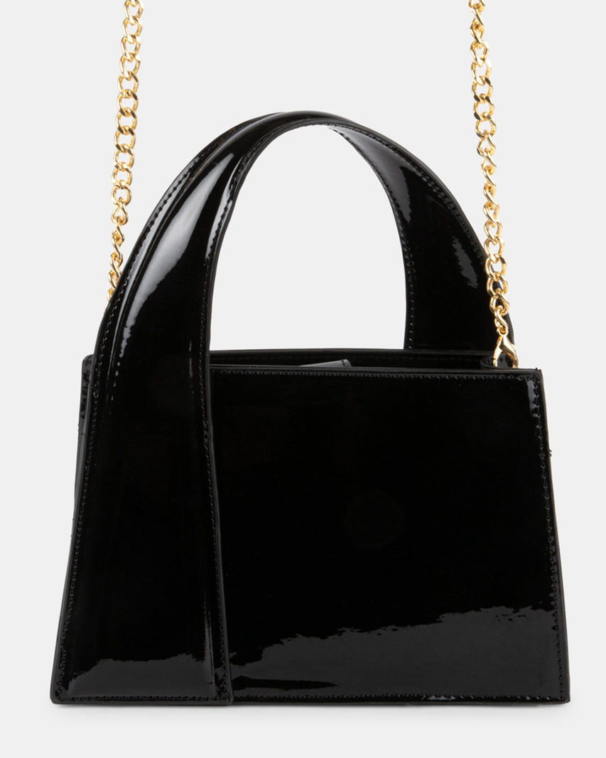 BCAROL BLACK PATENT - Handbags - Steve Madden Canada