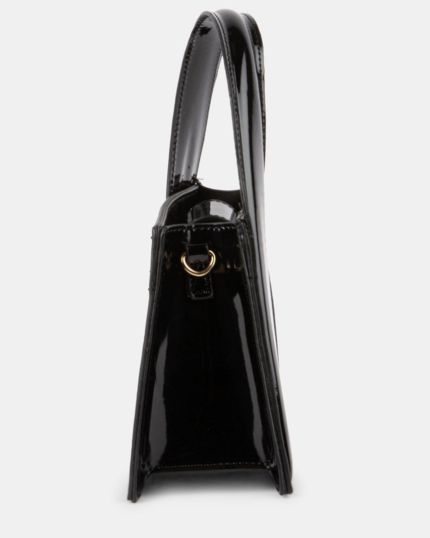 BCAROL BLACK PATENT - Handbags - Steve Madden Canada