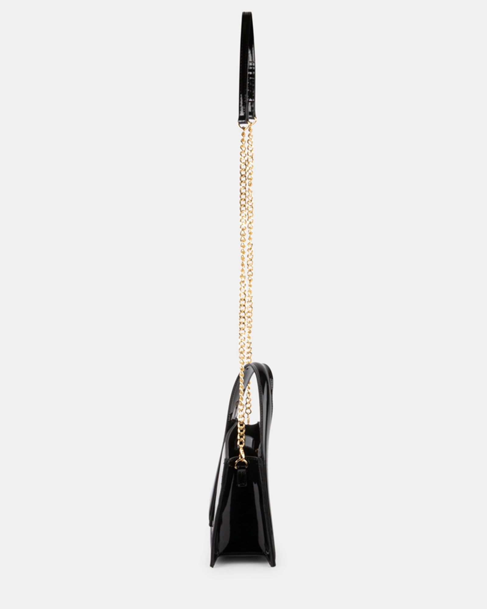 BCAROL BLACK PATENT - Handbags - Steve Madden Canada