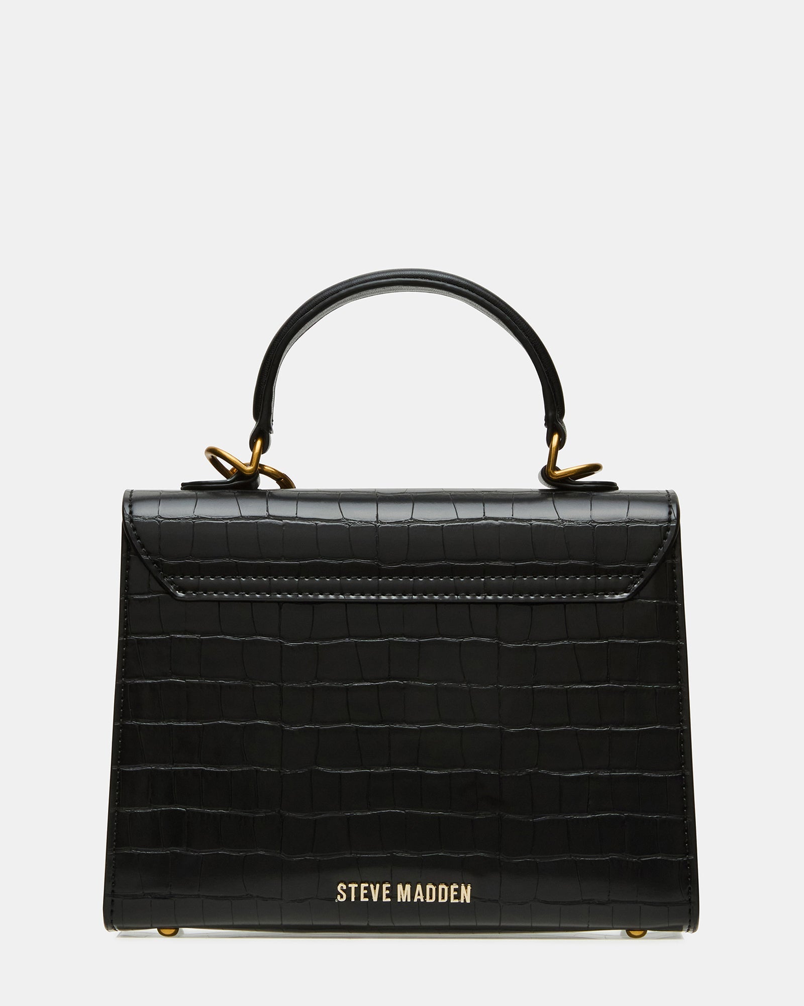 BELLOISE BLACK EXOTIC - Handbags - Steve Madden Canada