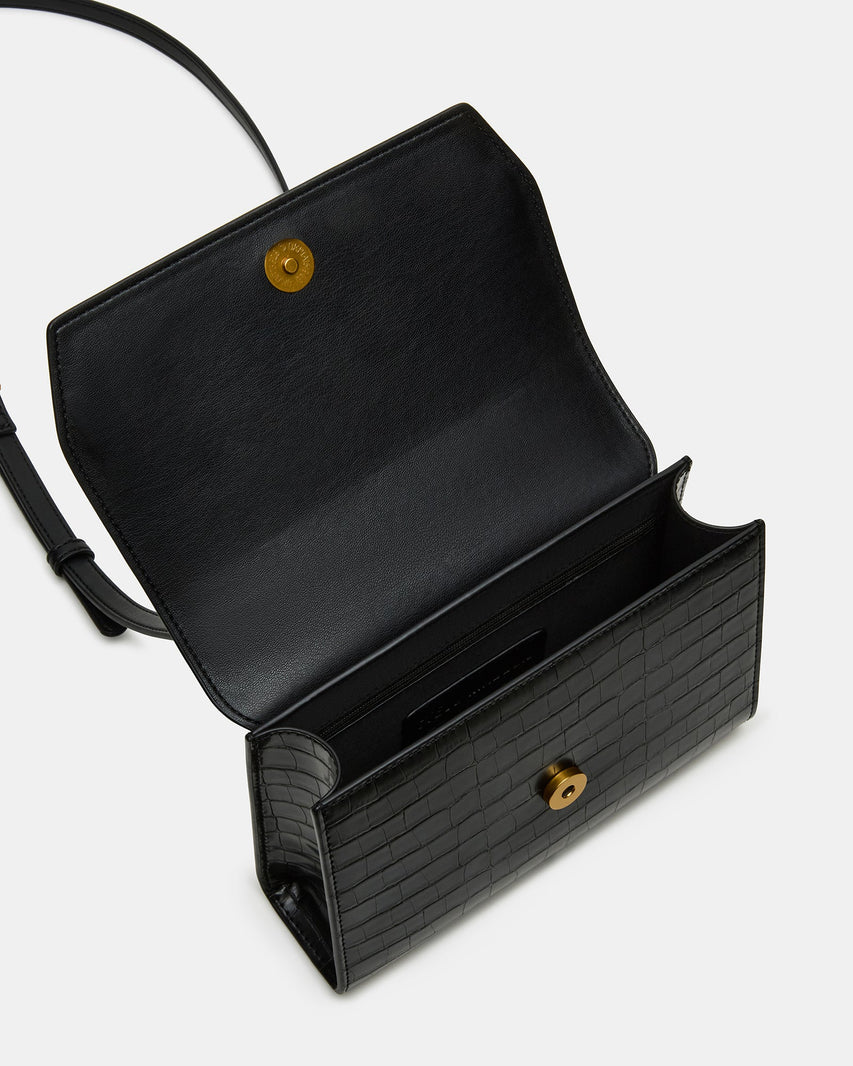 BELLOISE BLACK EXOTIC - Handbags - Steve Madden Canada