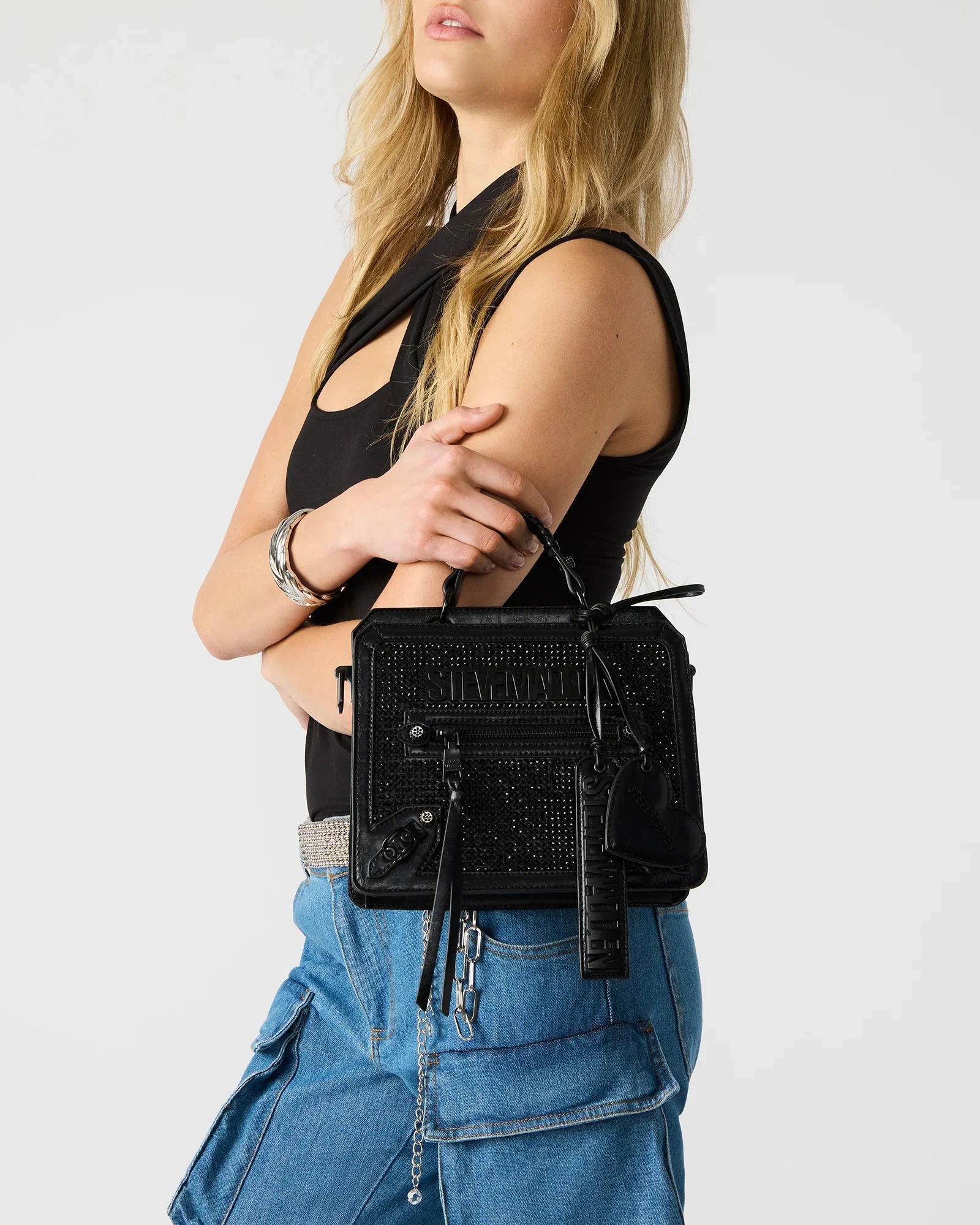 BEVELYNJ BLACK MULTI - Handbags - Steve Madden Canada