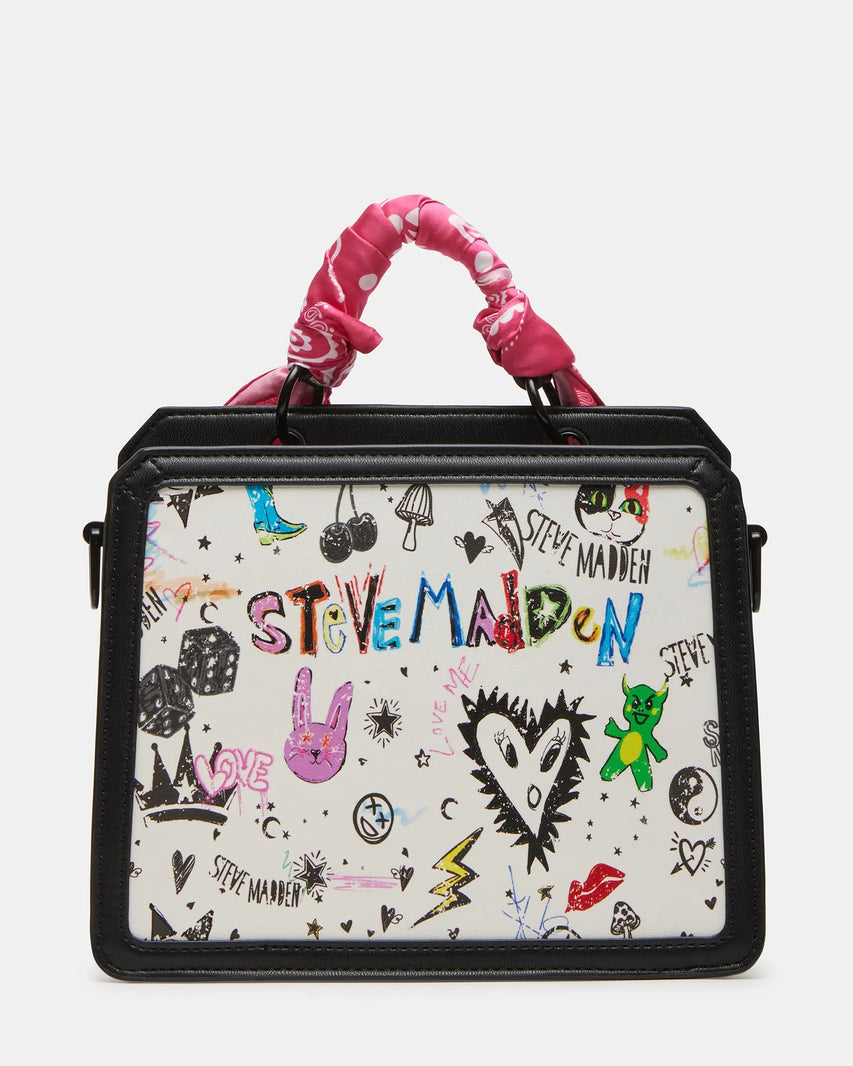 BEVELYNM WHITE MULTI - Handbags - Steve Madden Canada