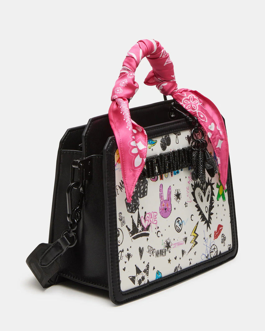 BEVELYNM WHITE MULTI - Handbags - Steve Madden Canada