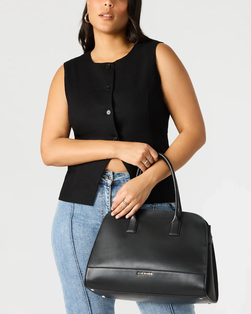 BHEIDEE BLACK LEATHER - Handbags - Steve Madden Canada