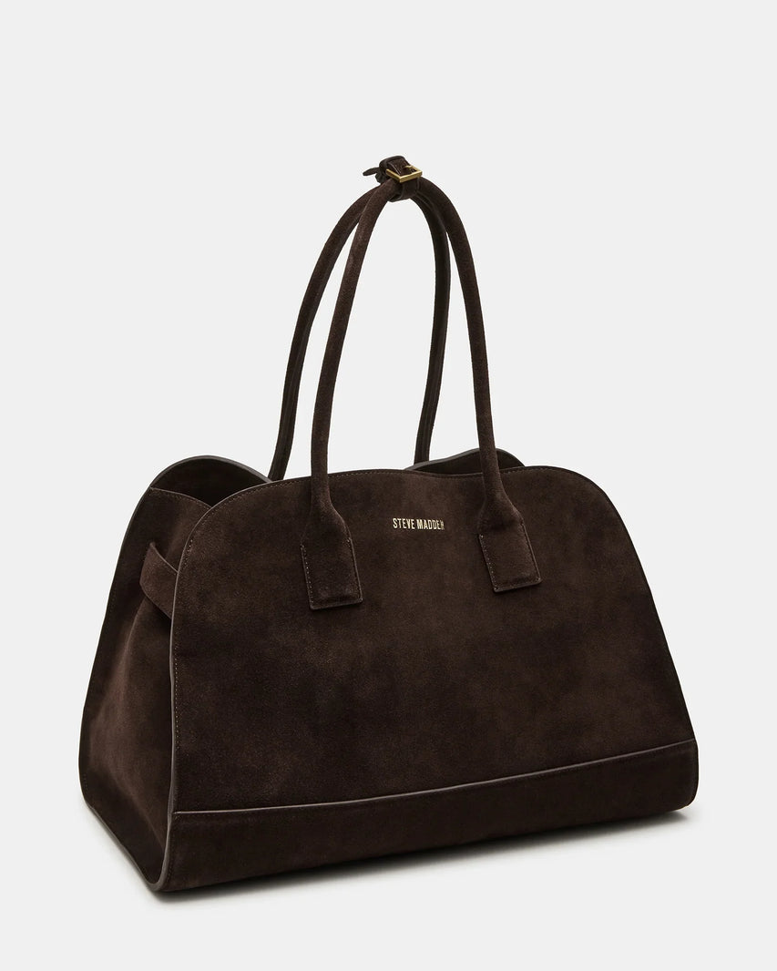 BHEIDEE BROWN SUEDE - Handbags - Steve Madden Canada