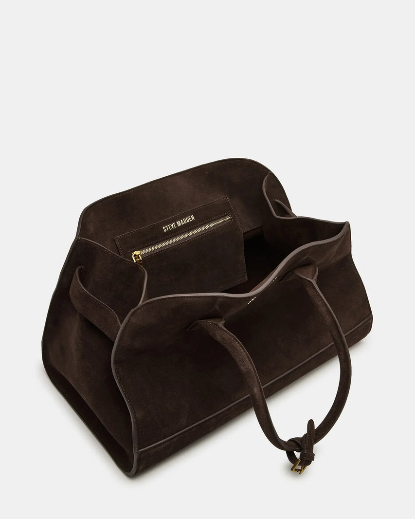 BHEIDEE BROWN SUEDE - Handbags - Steve Madden Canada