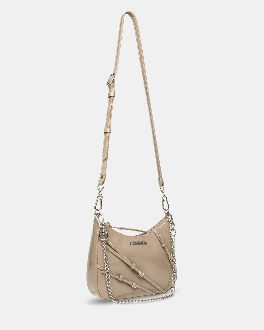 BLIANA-2 TAUPE PATENT - Handbags - Steve Madden Canada