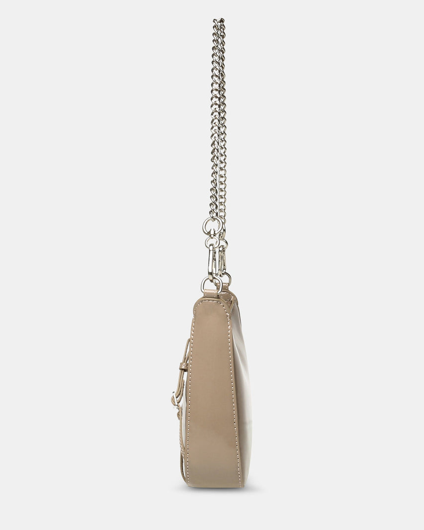 BLIANA-2 TAUPE PATENT - Handbags - Steve Madden Canada