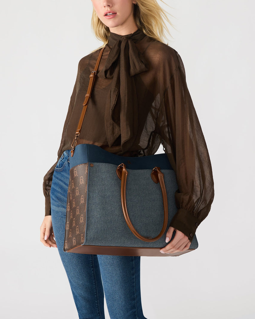 BMARIOSE BROWN MULTI - Handbags - Steve Madden Canada
