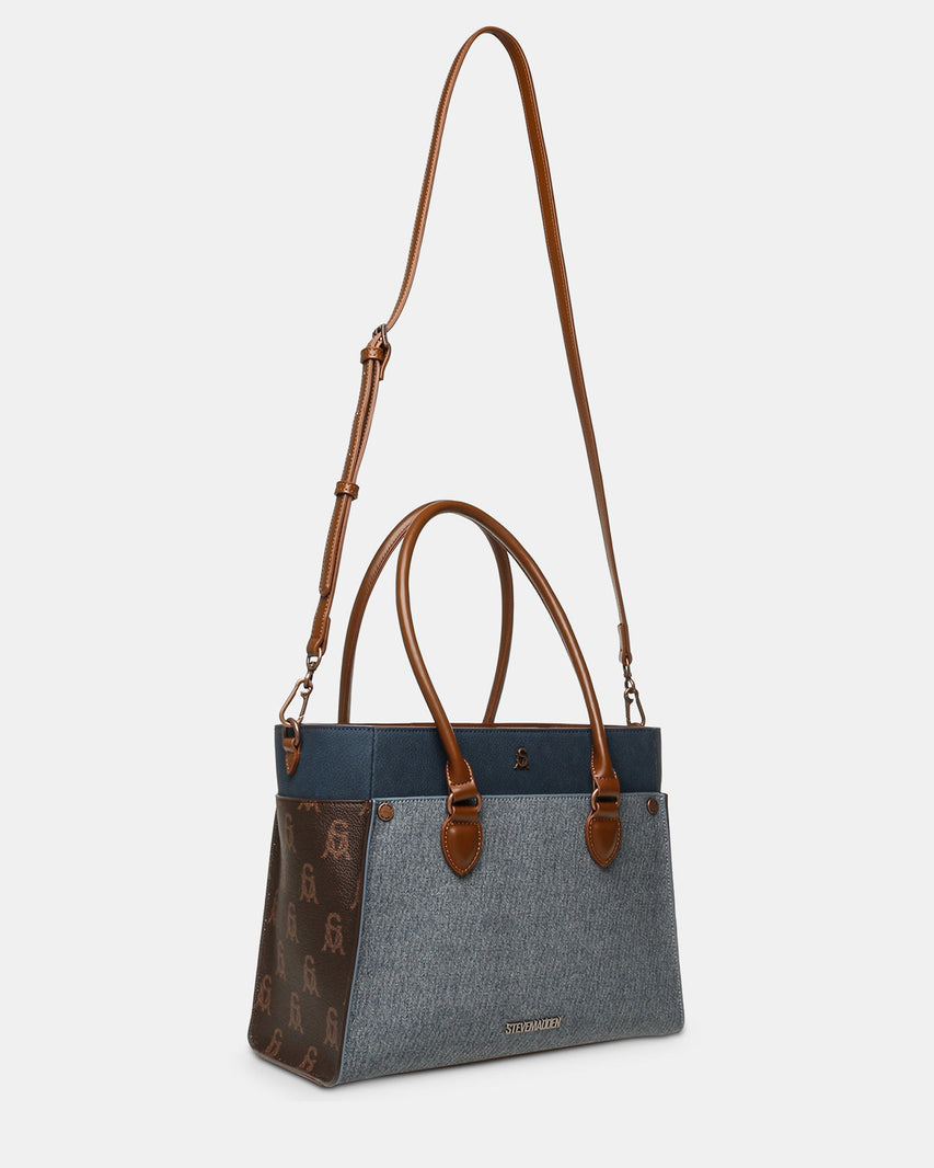 BMARIOSE BROWN MULTI - Handbags - Steve Madden Canada