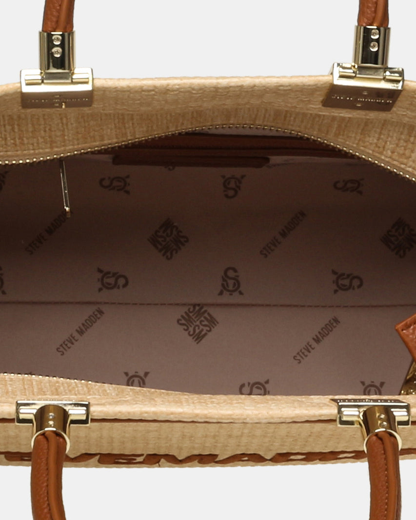 BRICHESS NATURAL - Handbags - Steve Madden Canada