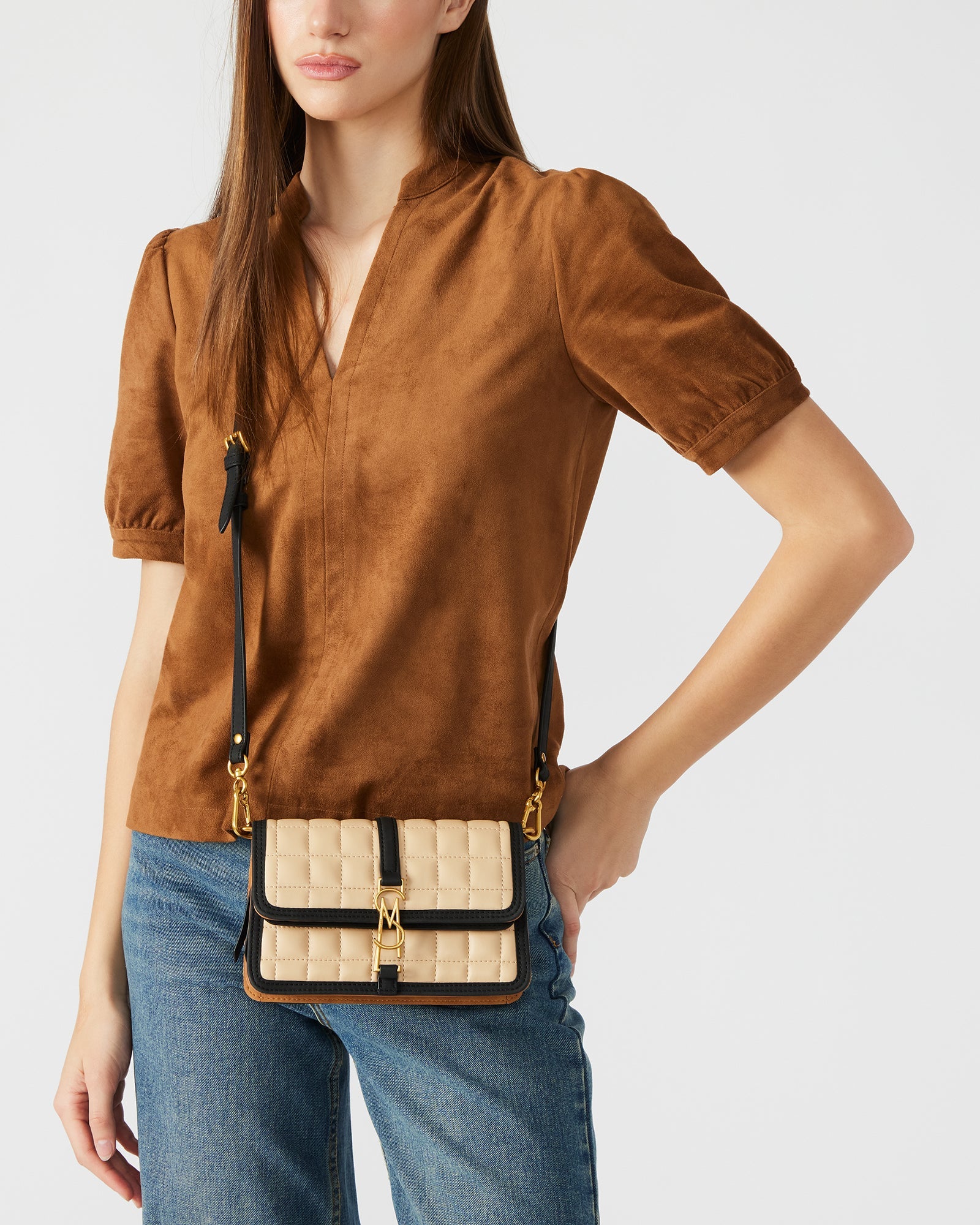 BRYA-N TAN MULTI - Handbags - Steve Madden Canada