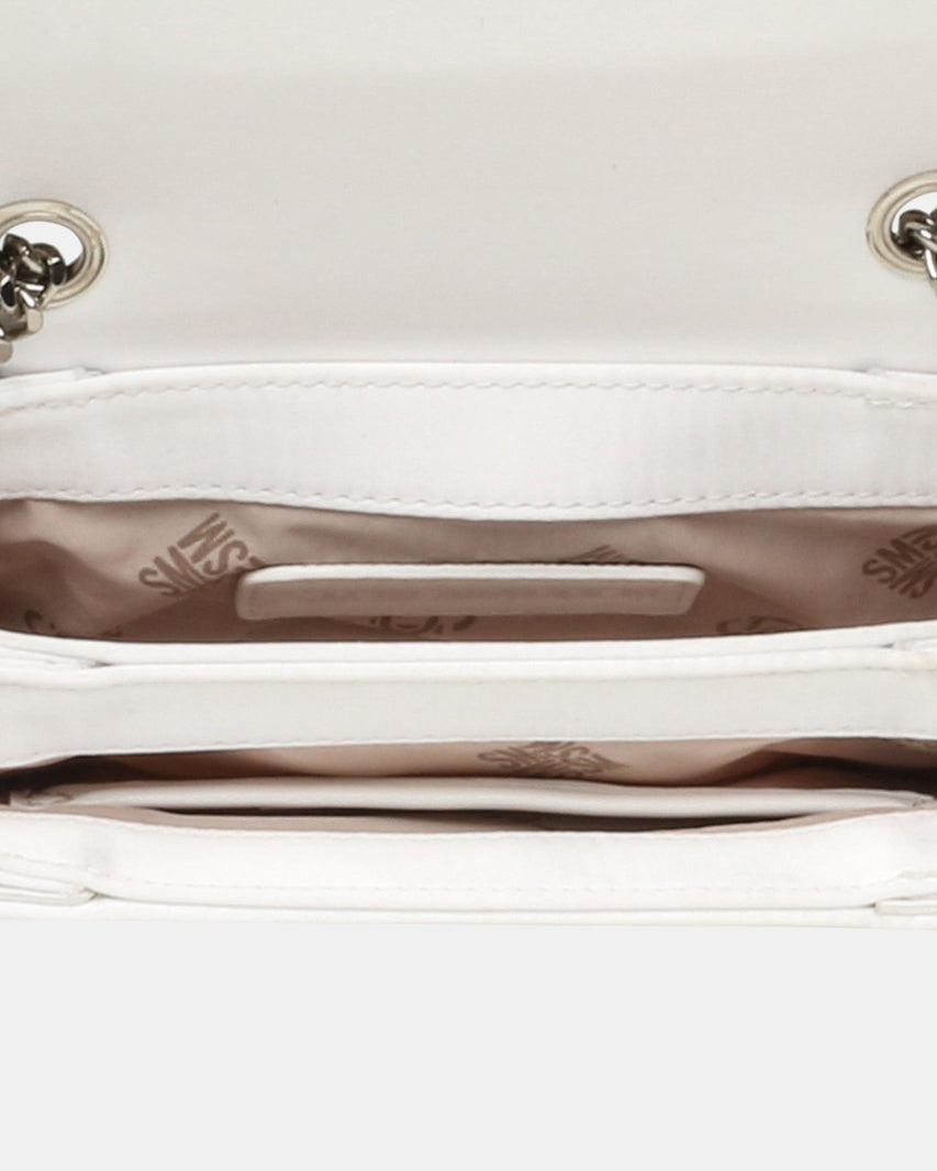 BSAUCER WHITE SATIN - Handbags - Steve Madden Canada