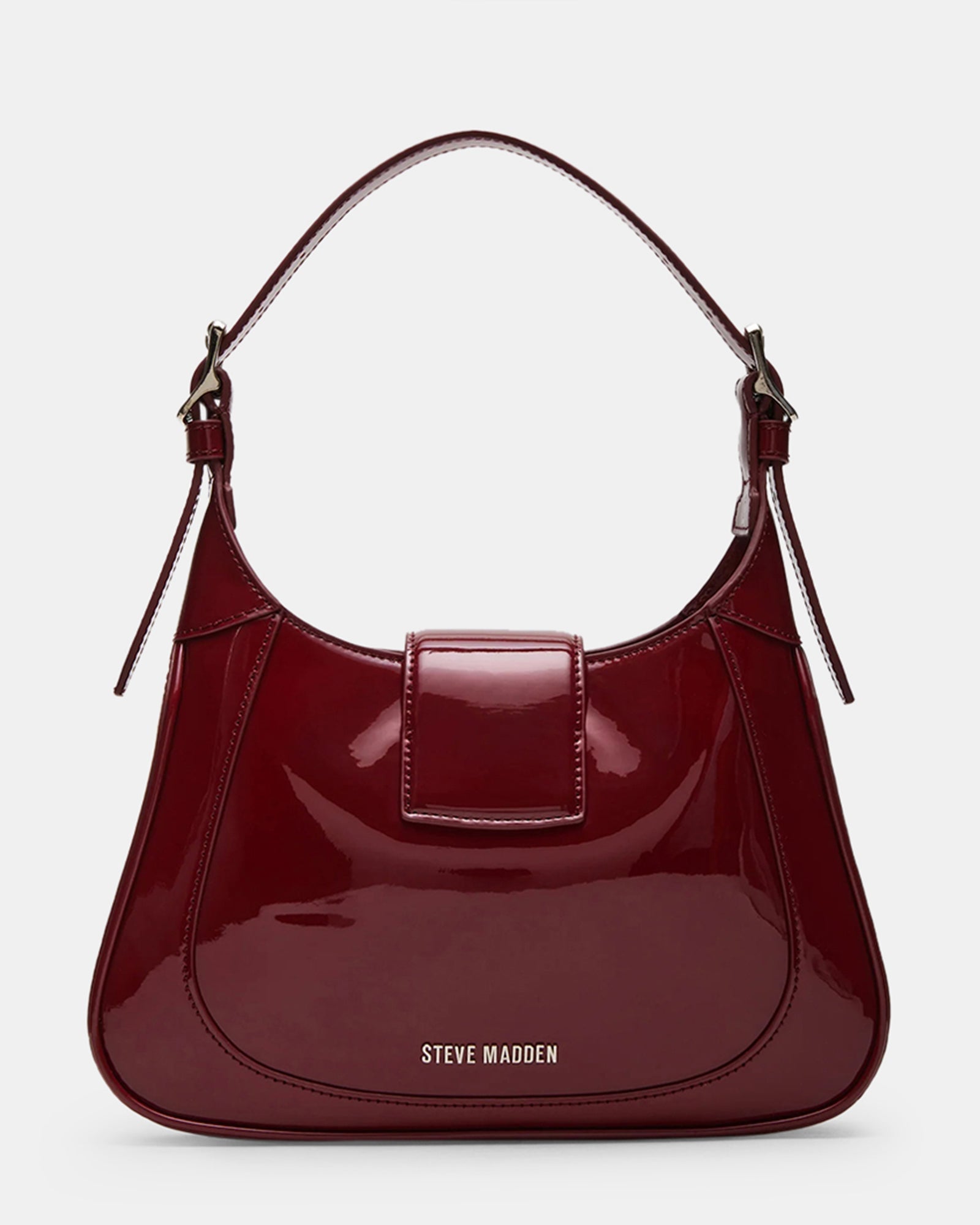 BTULLY-P BURGUNDY PATENT - Handbags - Steve Madden Canada