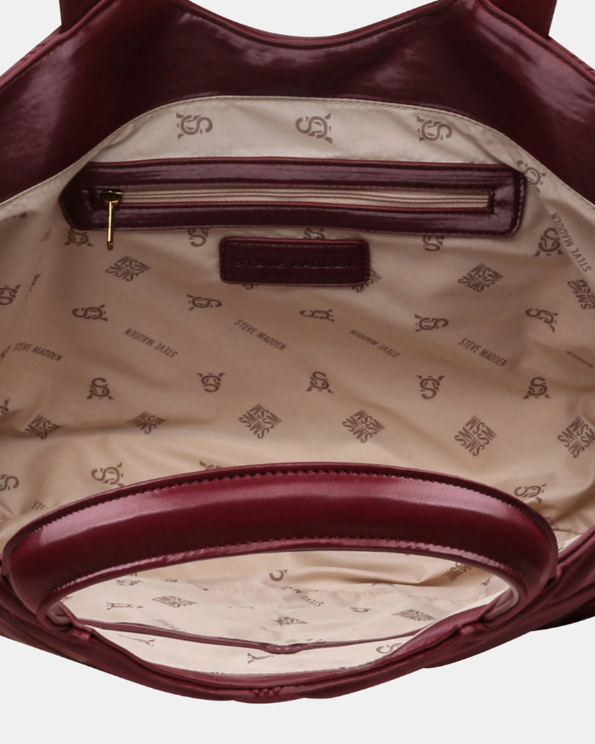 BFUSE-V BURGUNDY - Handbags - Steve Madden Canada