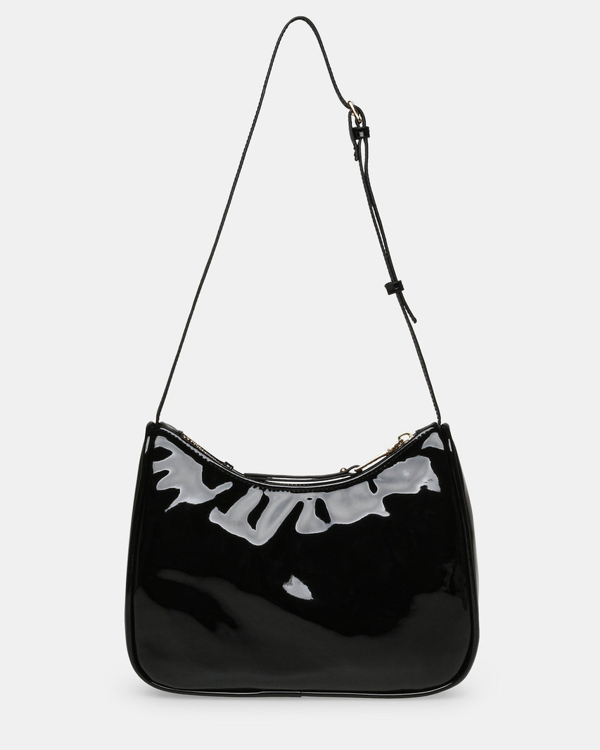 BLIANA-2 BLACK PATENT - Handbags - Steve Madden Canada