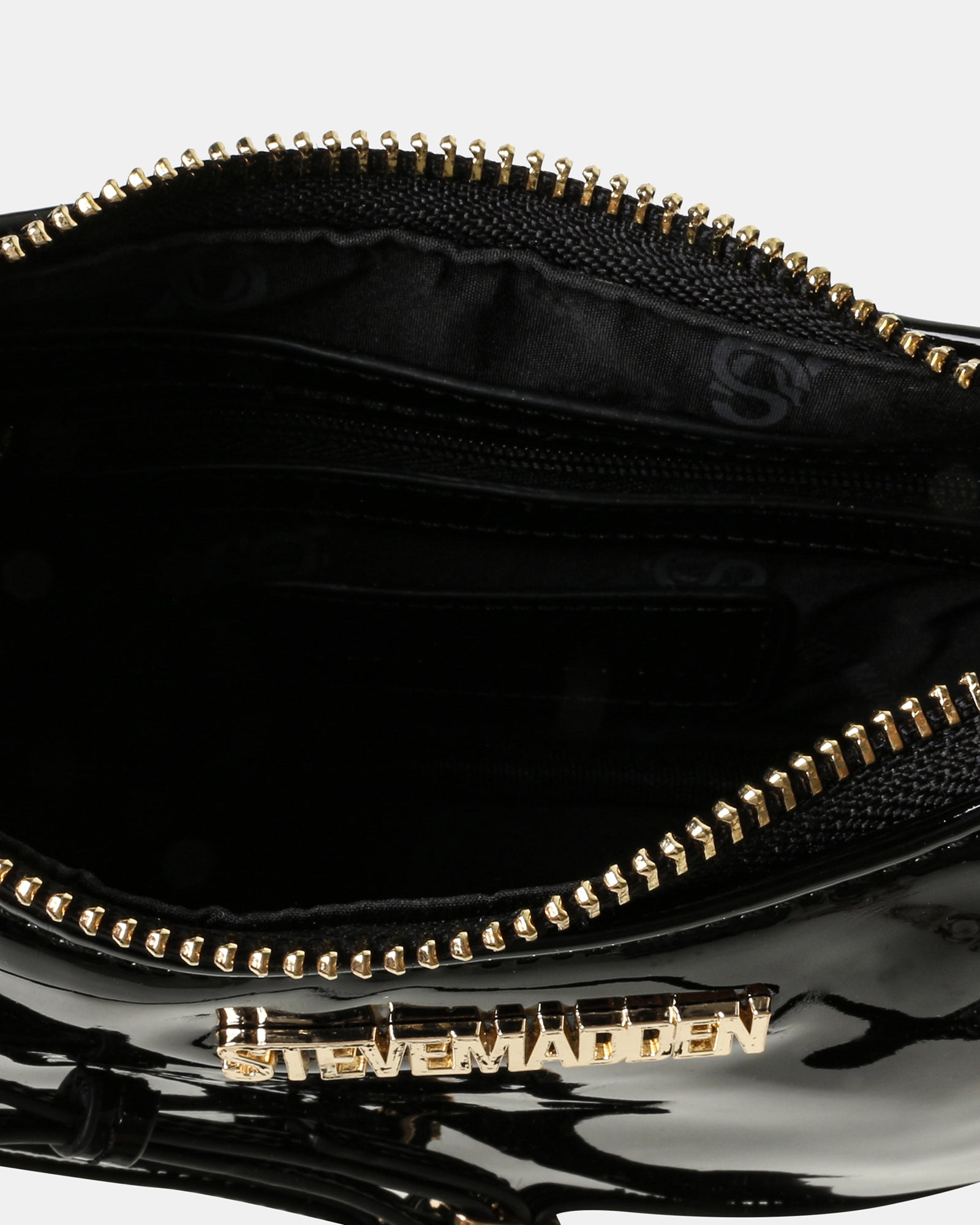 BLIANA-2 BLACK PATENT - Handbags - Steve Madden Canada