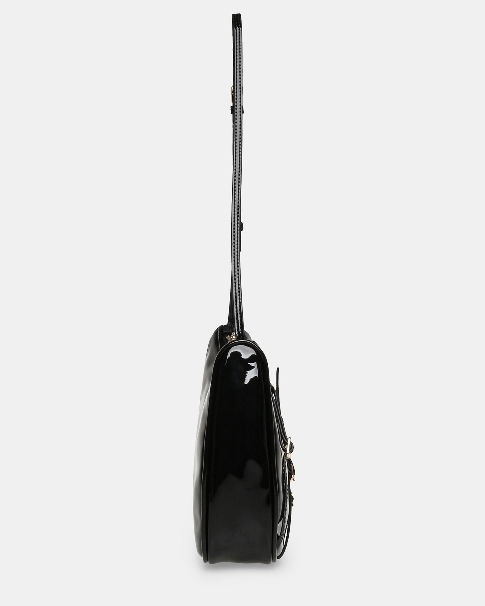 BLIANA-2 BLACK PATENT - Handbags - Steve Madden Canada