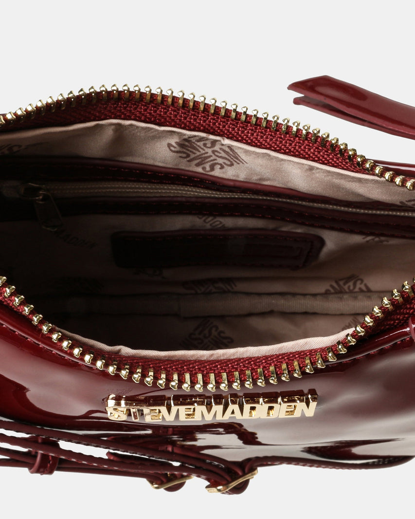 BLIANA-2 RED PATENT - Handbags - Steve Madden Canada