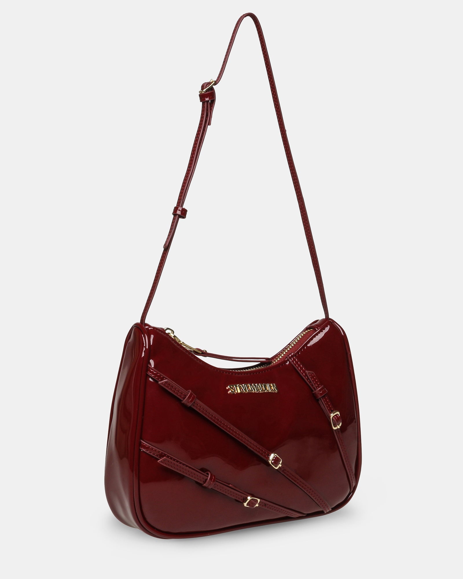 BLIANA-2 RED PATENT - Handbags - Steve Madden Canada