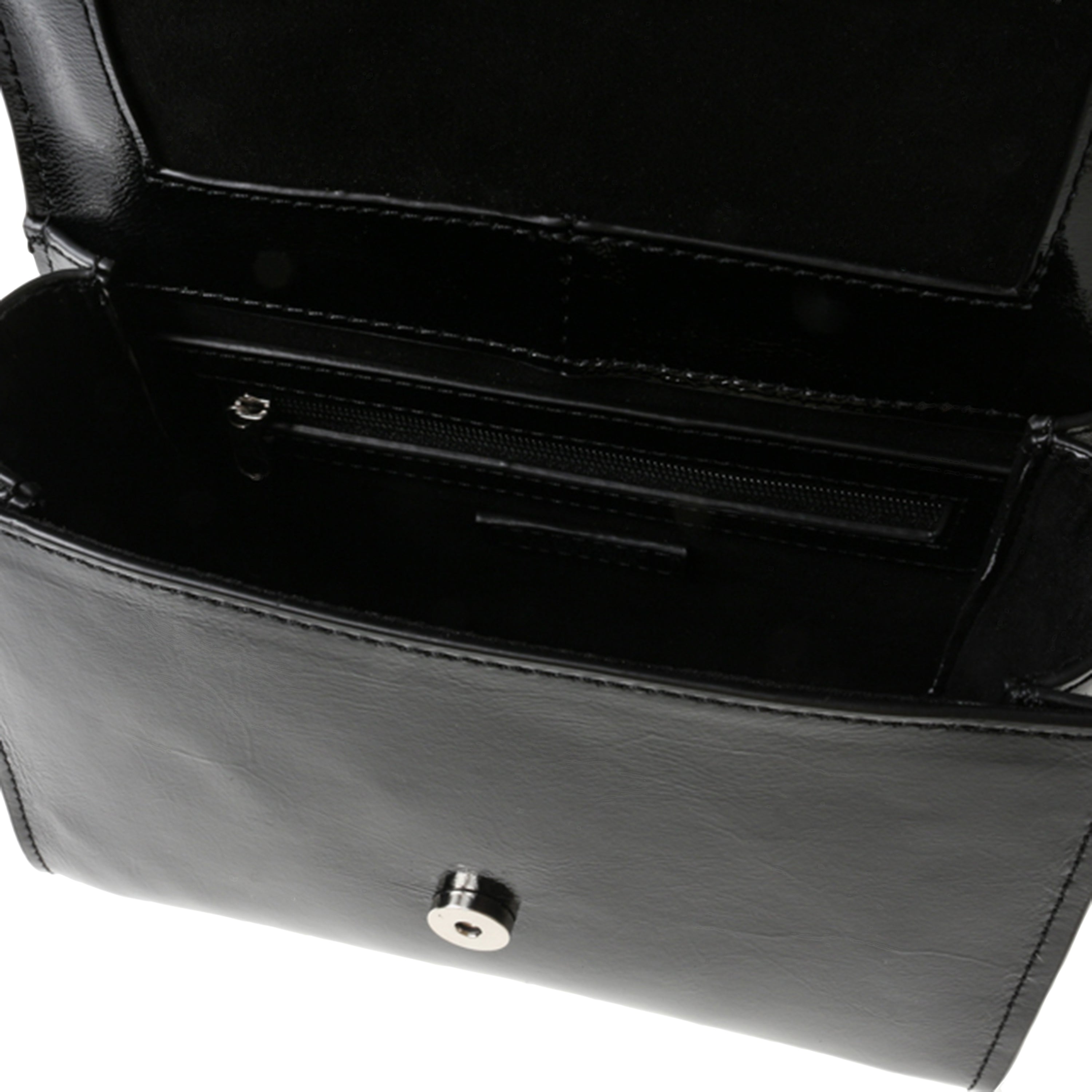 BEMBLEM BLACK LEATHER - Handbags - Steve Madden Canada