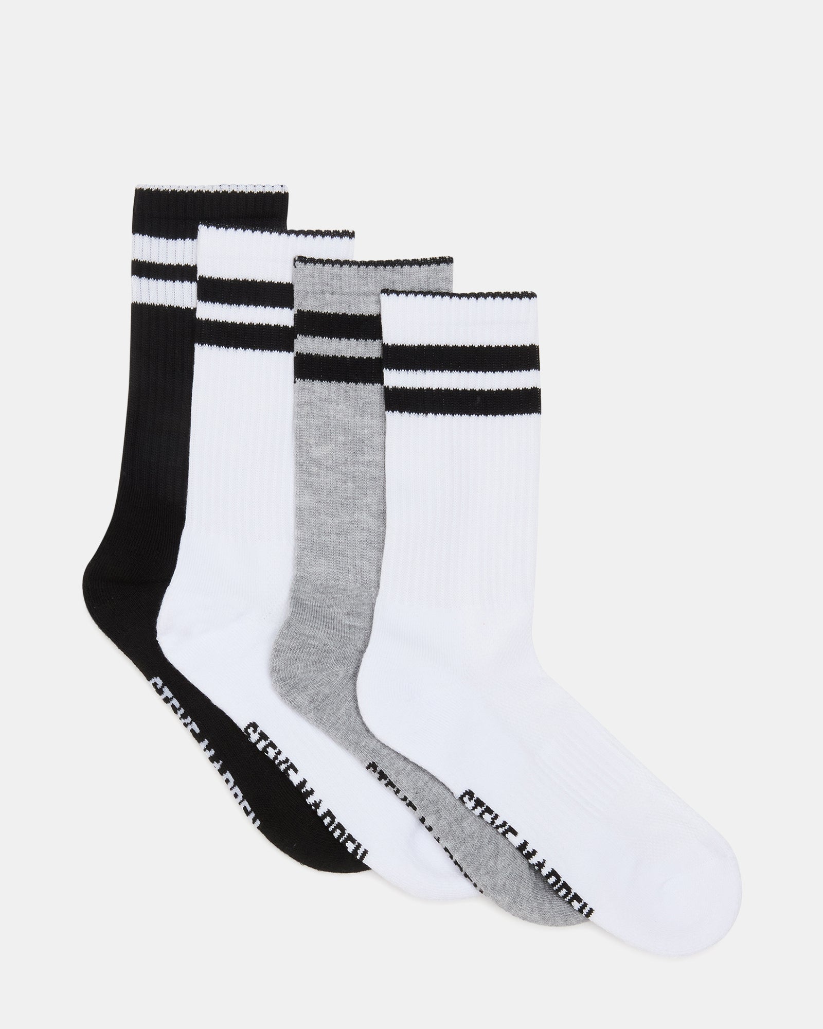 STACIA SOCKS WHITE MULTI - Accessories - Steve Madden Canada