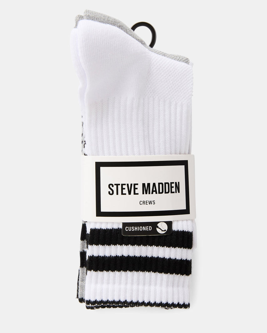 STACIA SOCKS WHITE MULTI - Accessories - Steve Madden Canada