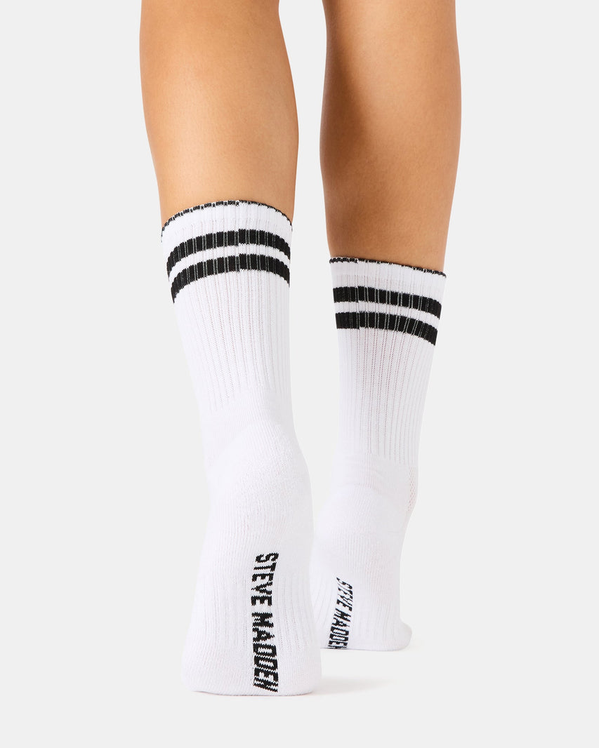 STACIA SOCKS WHITE MULTI - Accessories - Steve Madden Canada