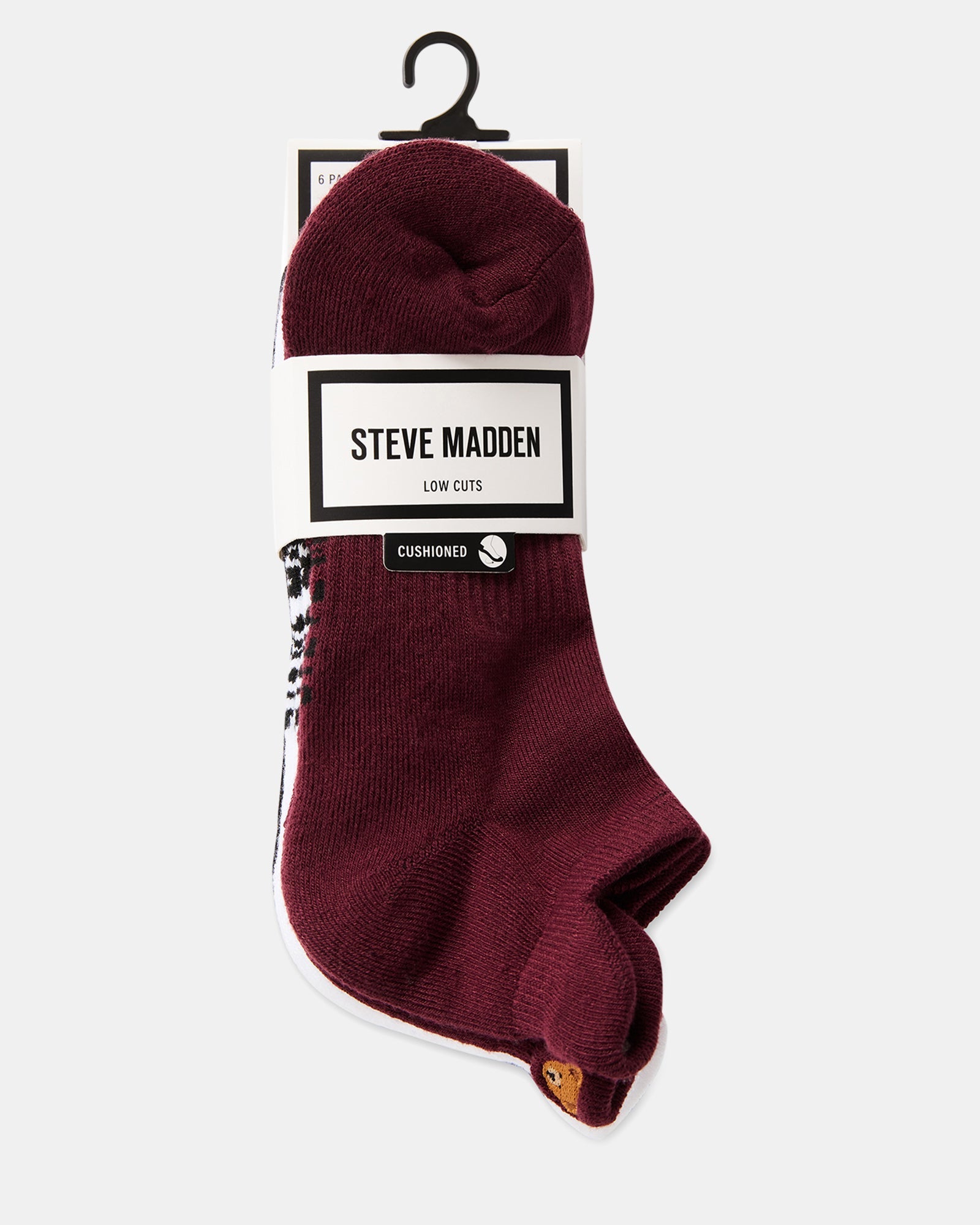 SANDRINE SOCKS BURGUNDY MULTI - Accessories - Steve Madden Canada
