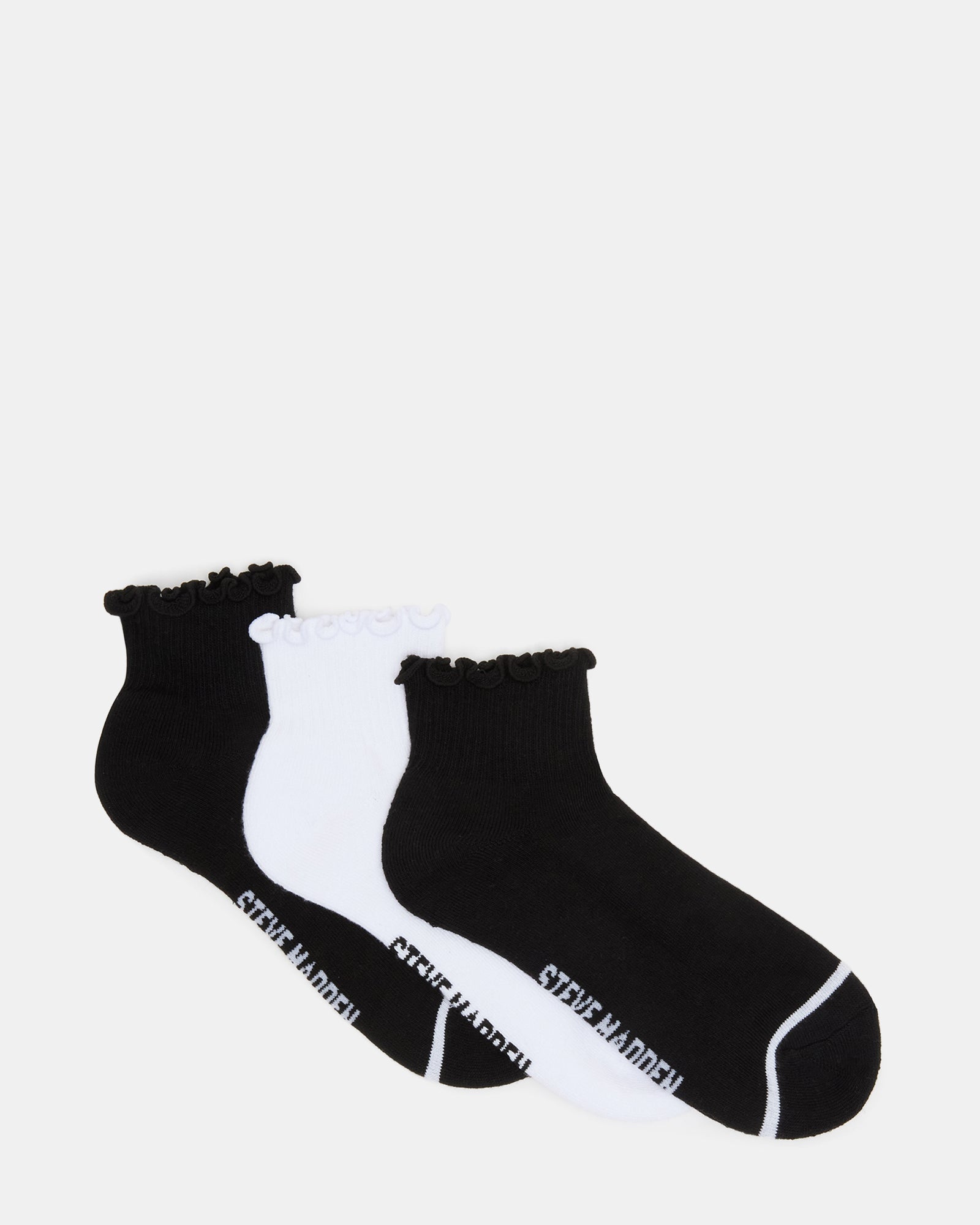SUNDAY SOCKS BLACK MULTI - Accessories - Steve Madden Canada