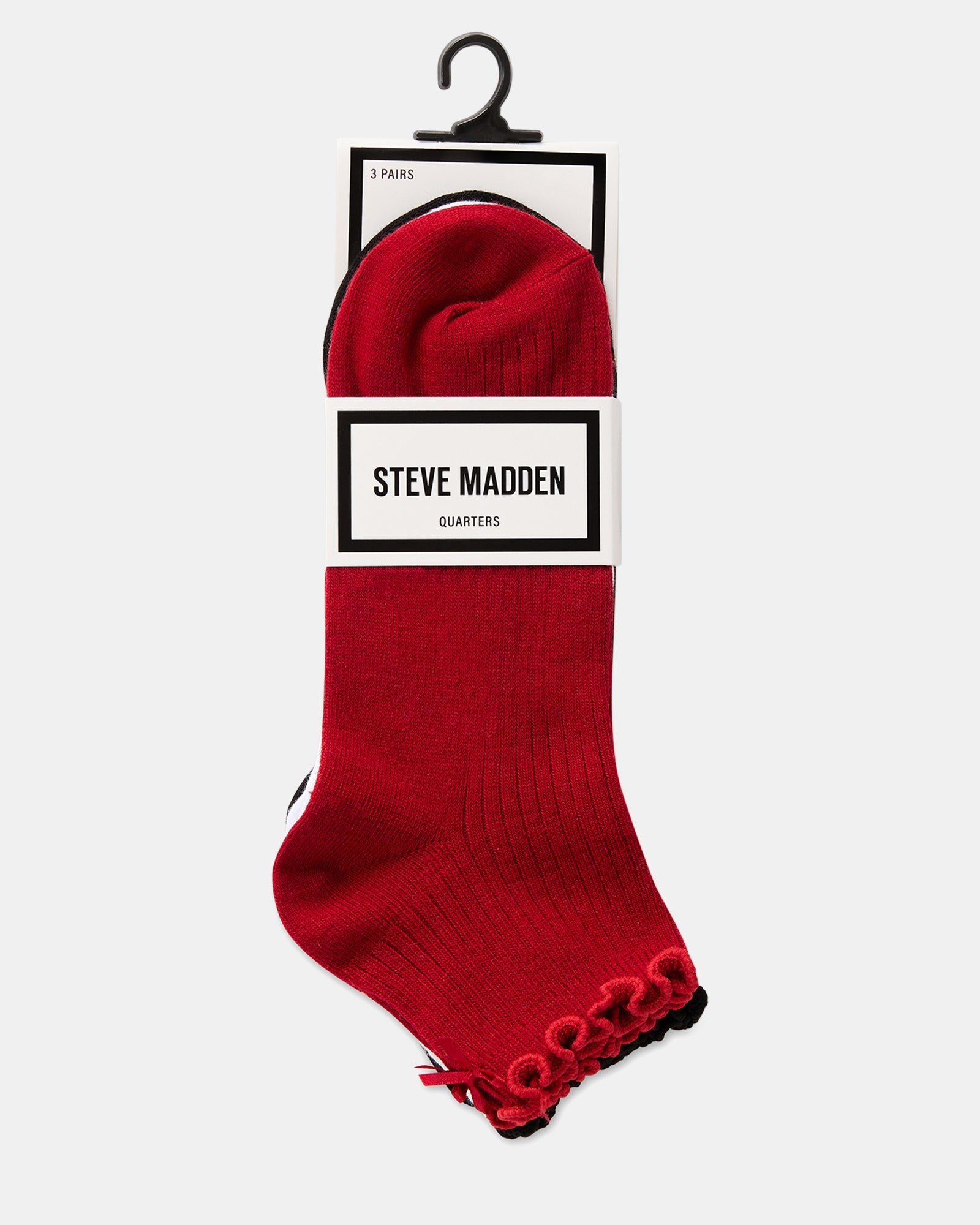 SARAH SOCKS RED MULTI - Accessories - Steve Madden Canada