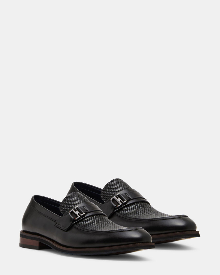 AMBOY BLACK LEATHER - Men's Shoes - Steve Madden Canada
