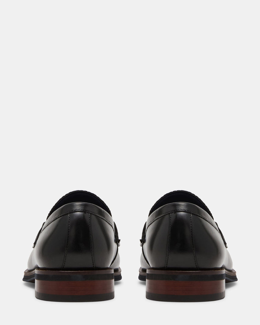 AMBOY BLACK LEATHER - Men's Shoes - Steve Madden Canada