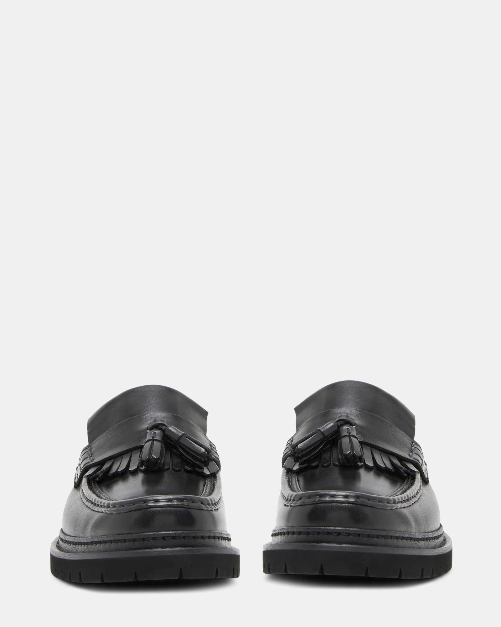 ASHFORD BLACK LEATHER - Men's Shoes - Steve Madden Canada