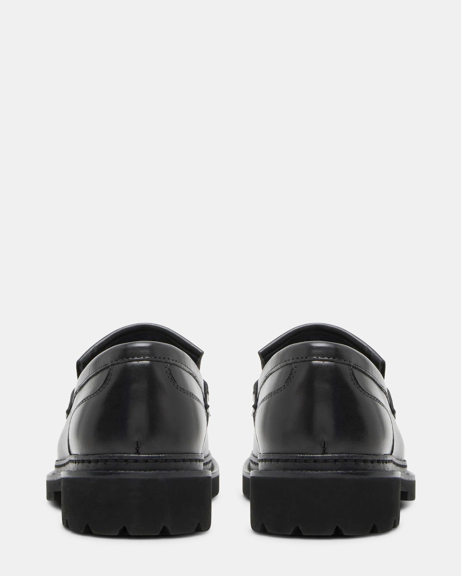 ASHFORD BLACK LEATHER - Men's Shoes - Steve Madden Canada