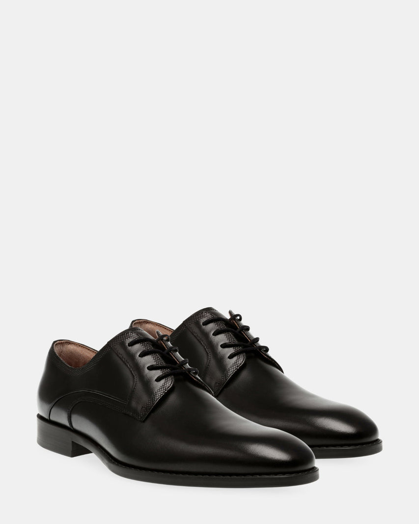 GIANNO BLACK LEATHER - Men's Shoes - Steve Madden Canada