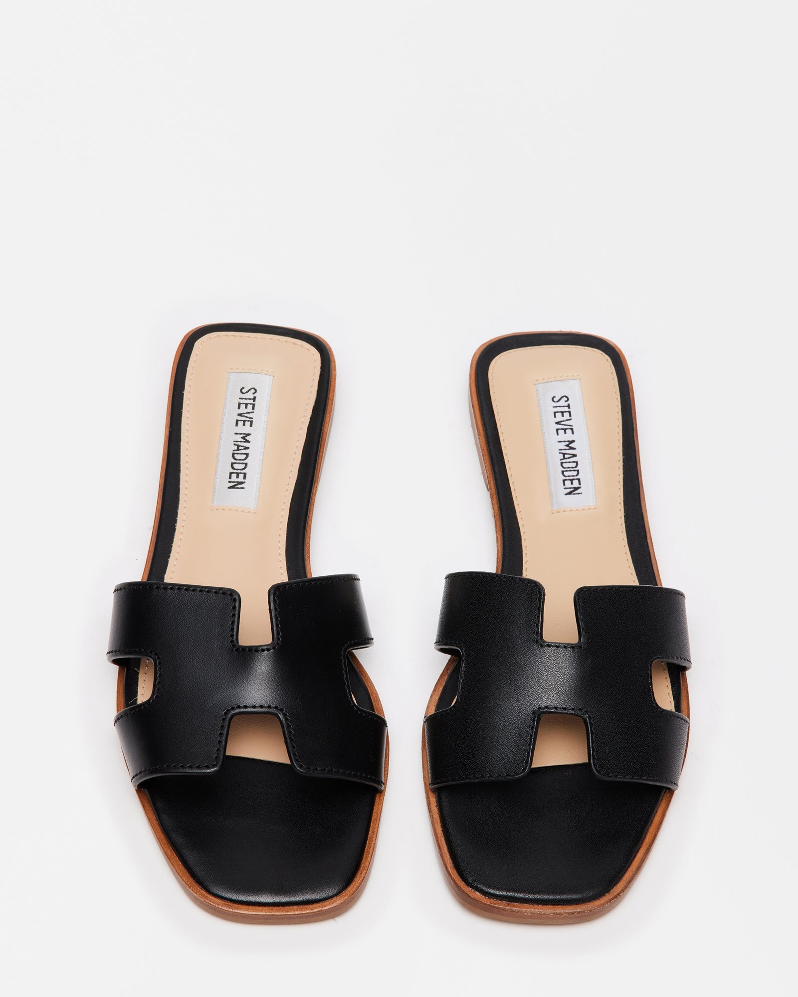 HADYN BLACK LEATHER - Women's Shoes - Steve Madden Canada