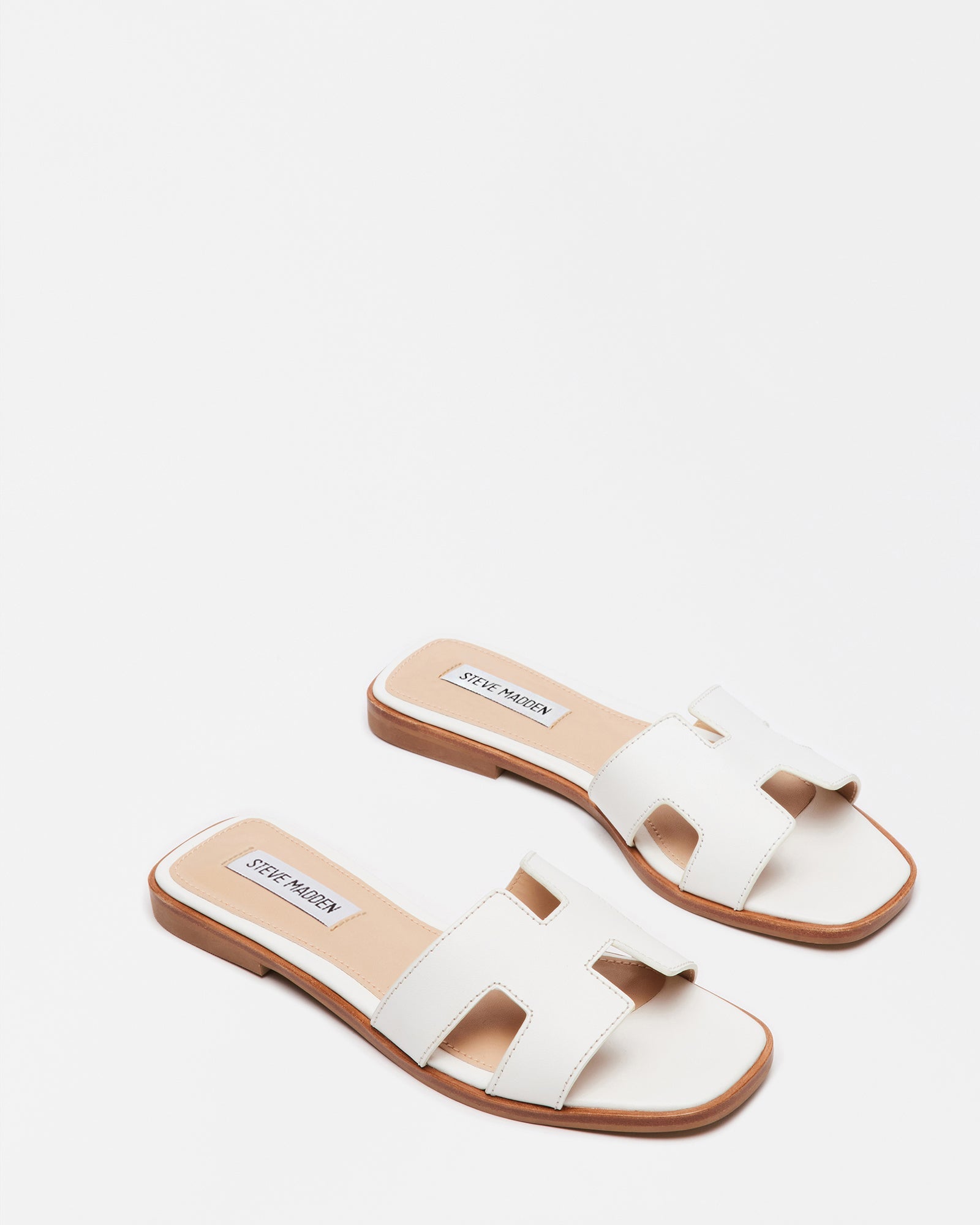 HADYN WHITE LEATHER - Women's Shoes - Steve Madden Canada