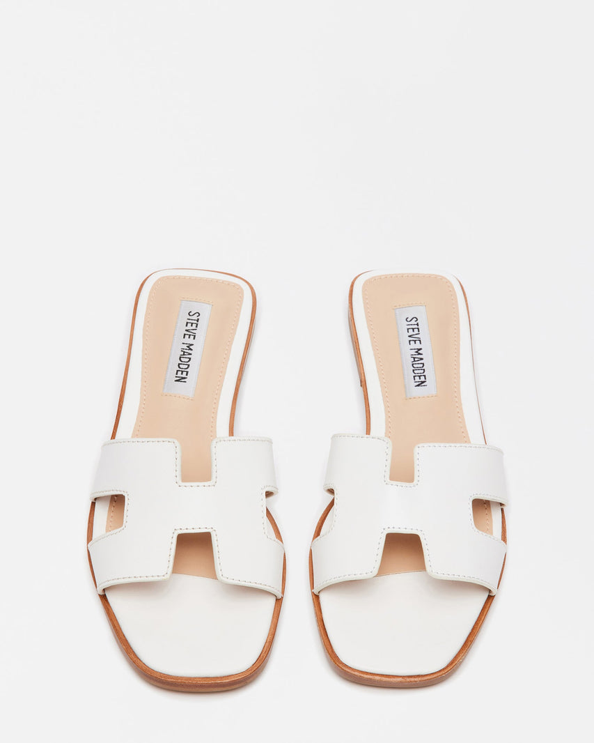 HADYN WHITE LEATHER - Women's Shoes - Steve Madden Canada