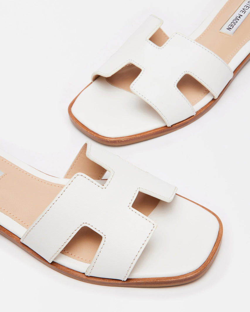 HADYN WHITE LEATHER - Women's Shoes - Steve Madden Canada