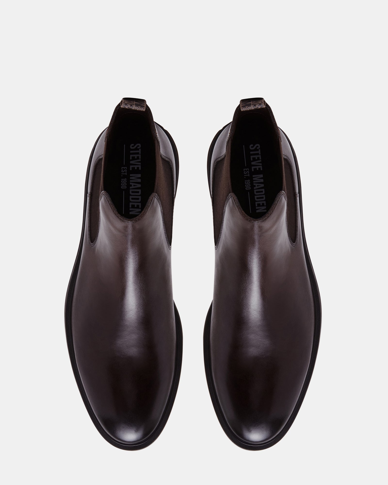 LOGIK BROWN LEATHER - Men's Shoes - Steve Madden Canada