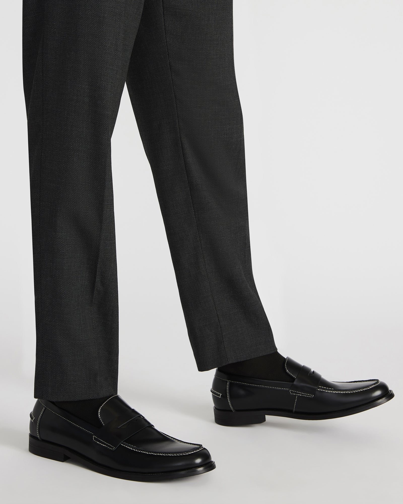 NATAN BLACK LEATHER - Men's Shoes - Steve Madden Canada