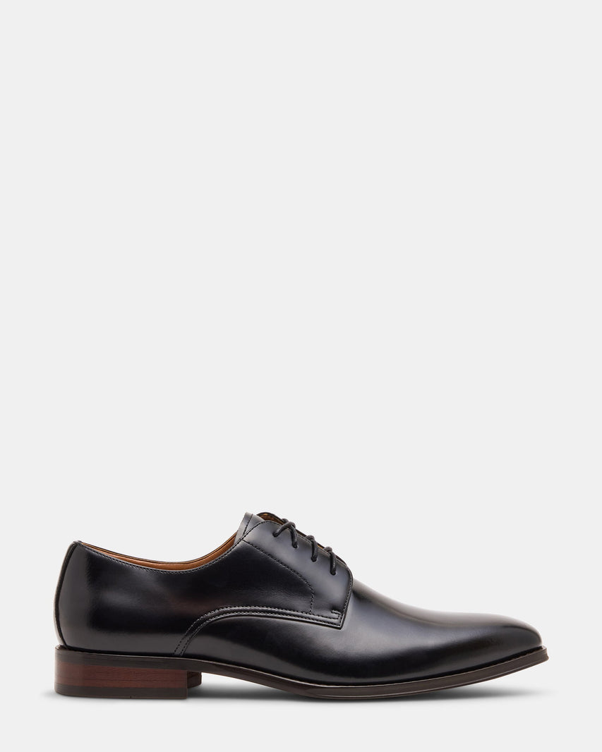 PARSCAL BLACK LEATHER - Men's Shoes - Steve Madden Canada