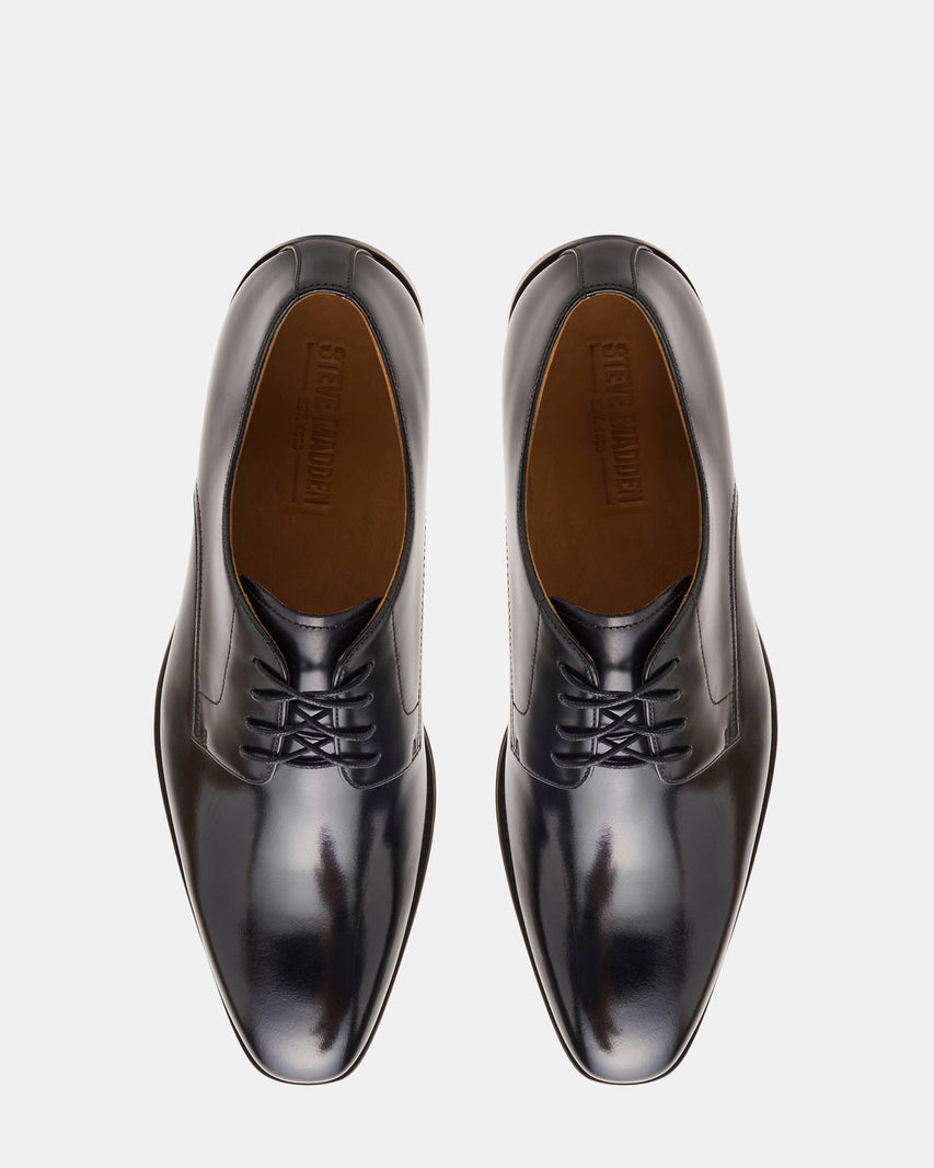 PARSCAL BLACK LEATHER - Men's Shoes - Steve Madden Canada