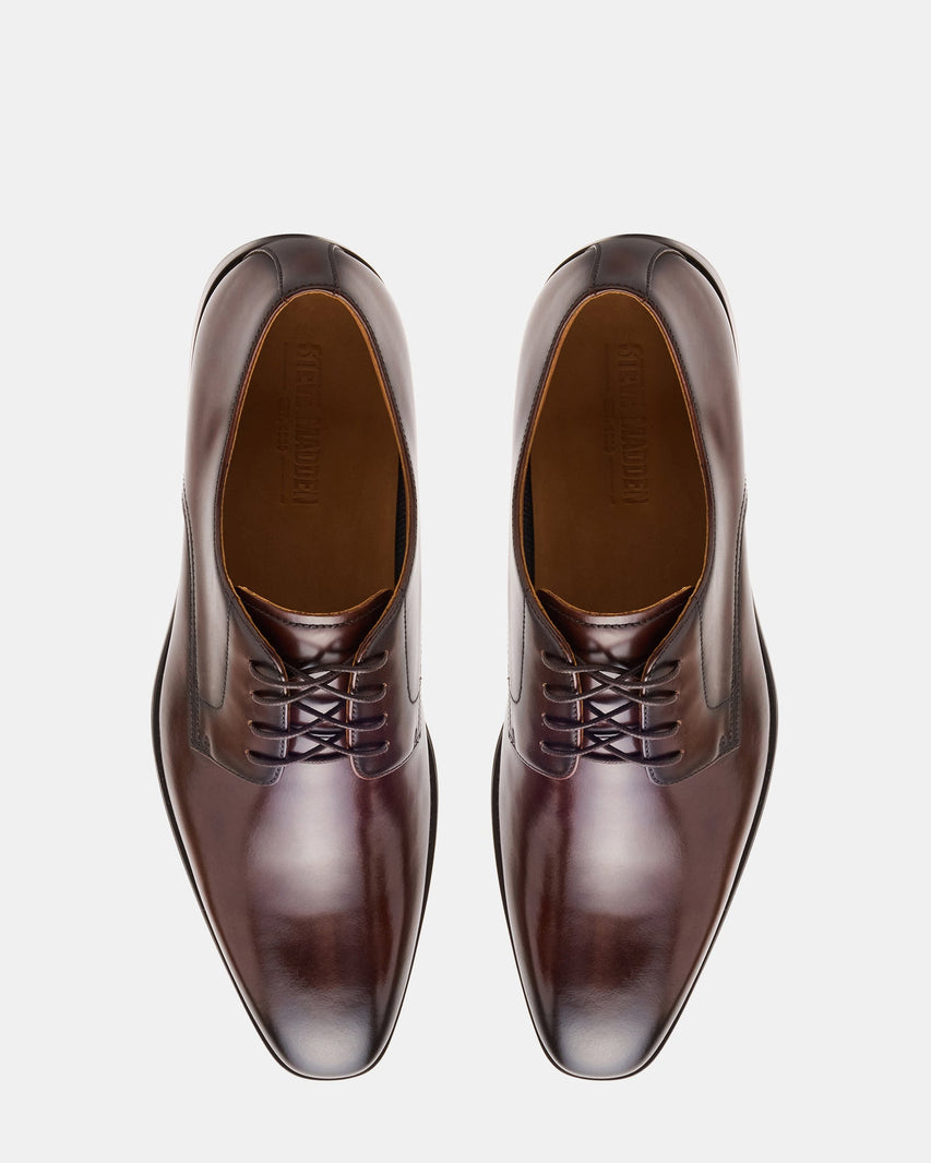 PARSCAL BROWN LEATHER - Men's Shoes - Steve Madden Canada