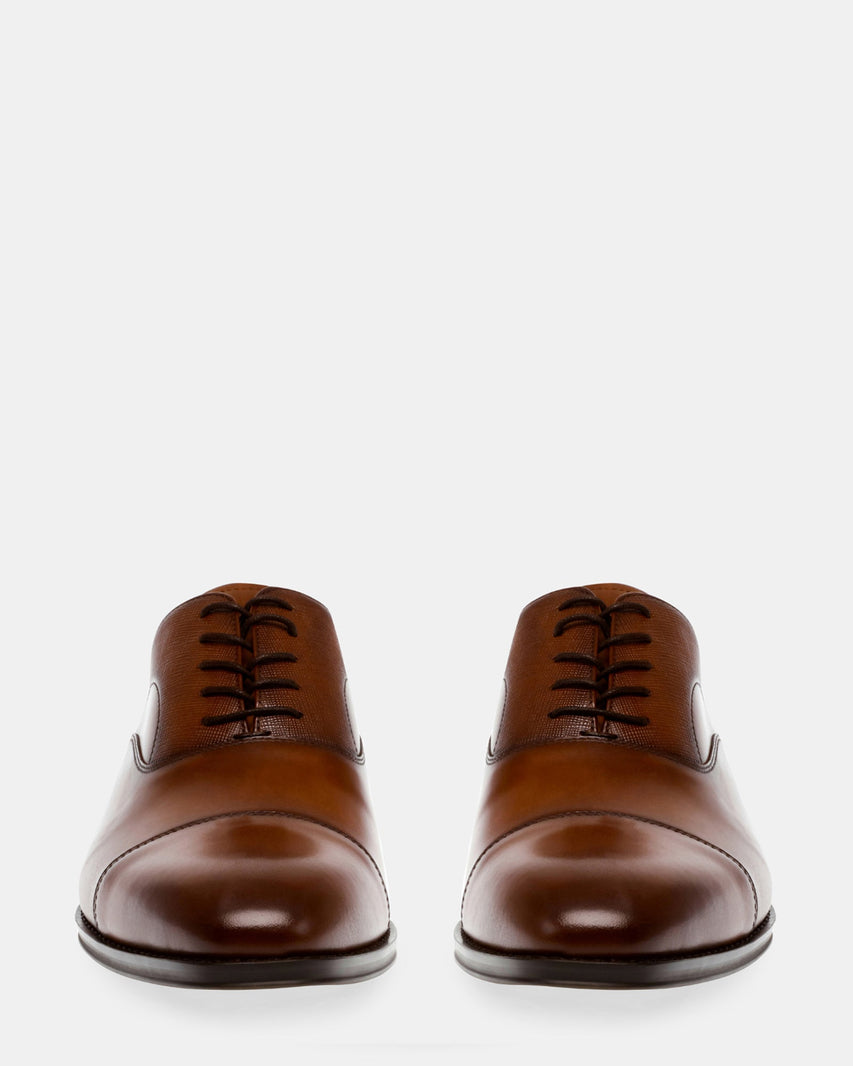 PLAKARD TAN LEATHER - Men's Shoes - Steve Madden Canada
